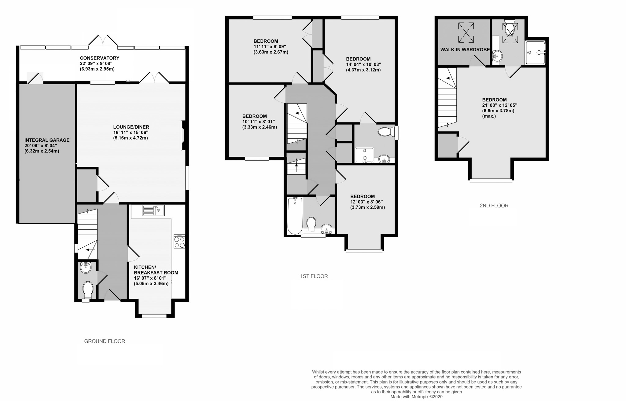 8, Abbey Close, Orpington floorplan