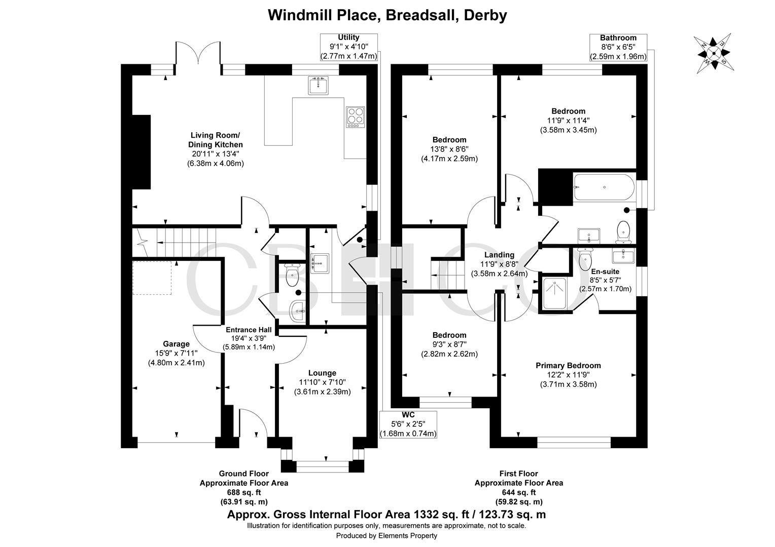 4, Windmill Place, Derby floorplan