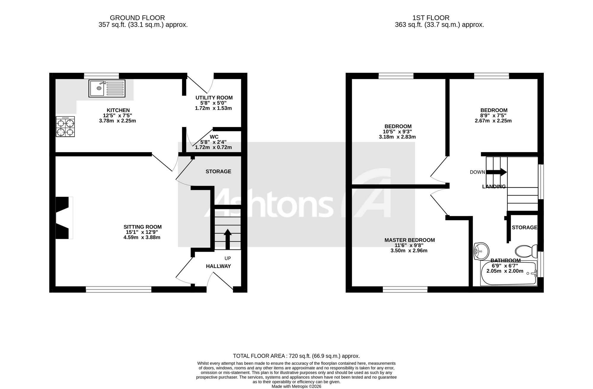 28 Wood Street, St. Helens floorplan