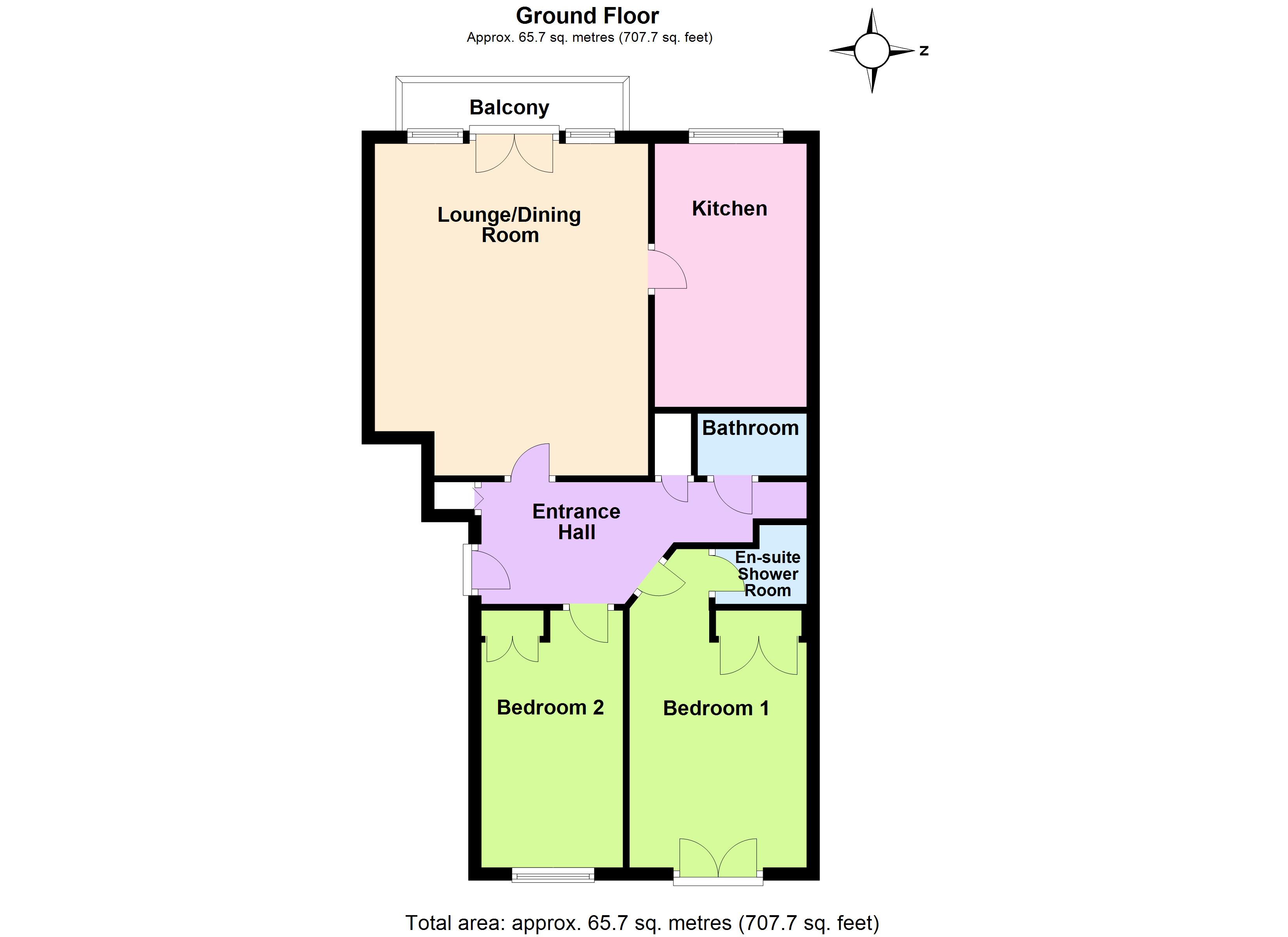 Flat 21 County Wharf, Pier Road, Littlehampton floorplan
