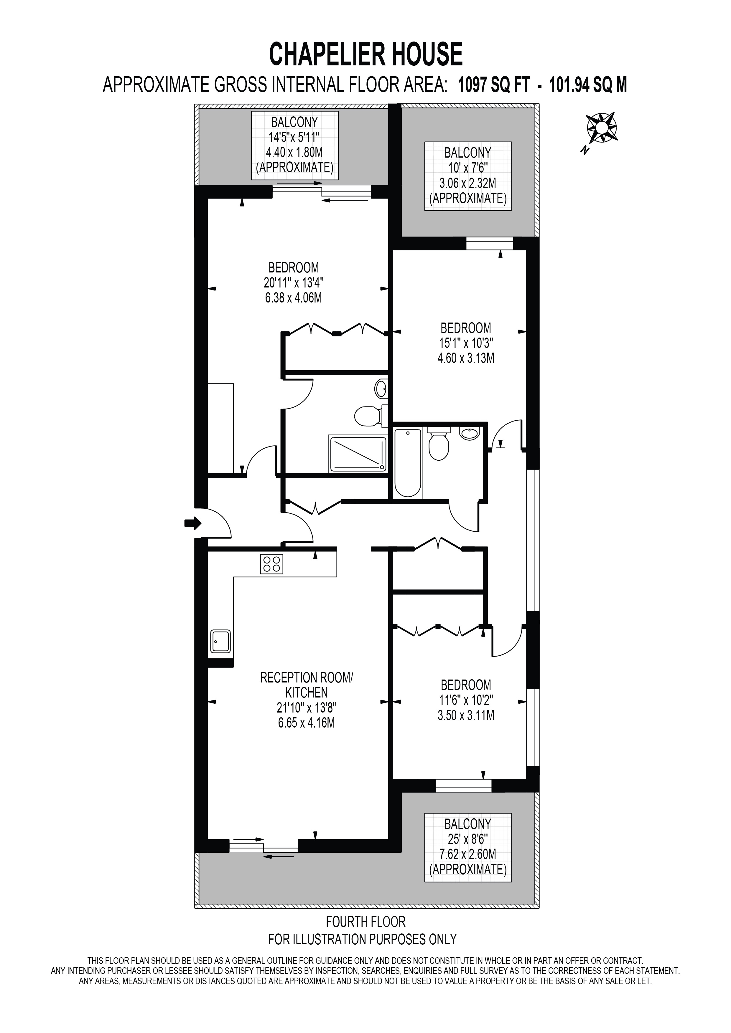 3 Bedrooms Flat for sale in Eastfields Avenue, Putney, London SW18