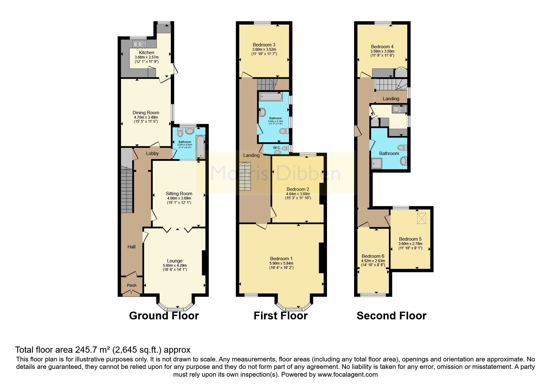3, Malvern Road, Hampshire floorplan