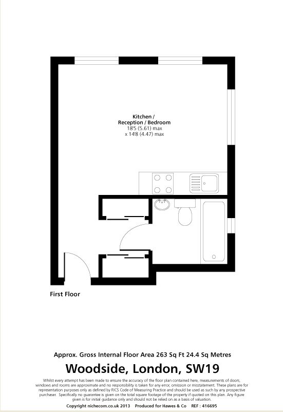 0 Bedrooms Studio to rent in Woodside, London SW19