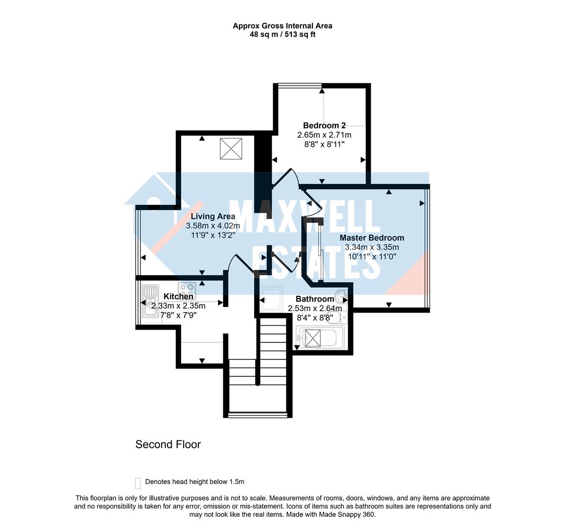 Flat 3, Canterton, Royston Grove, Hatch End floorplan