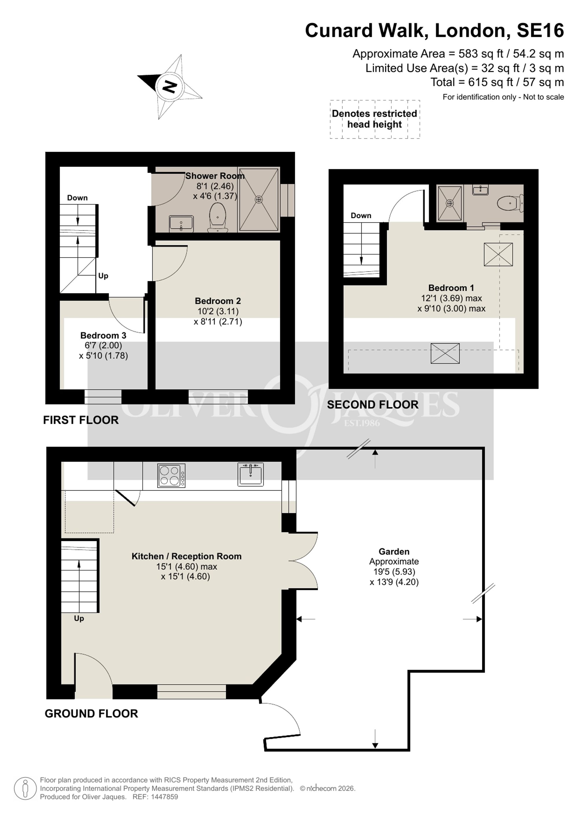 9 Cunard Walk, London floorplan