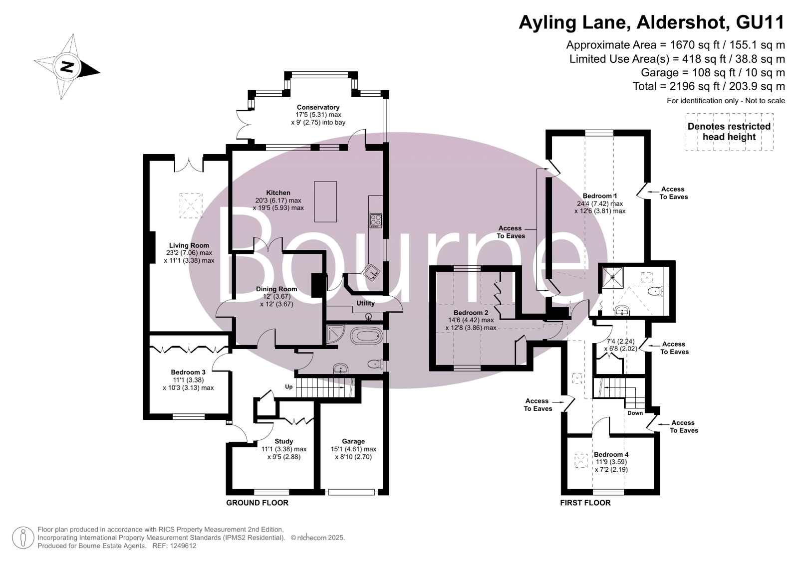 28, Ayling Lane, Aldershot floorplan