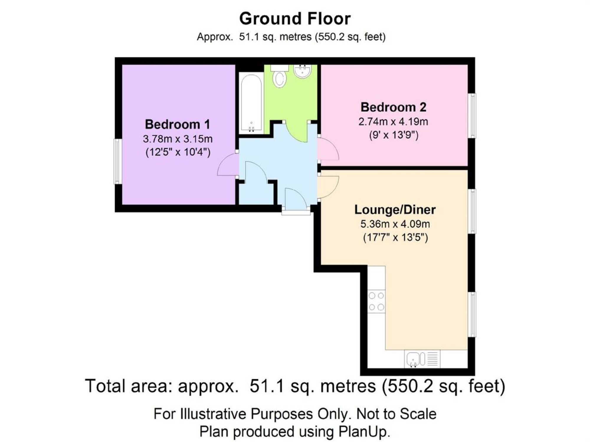 Apt 4, Baptist Chapel Court Hounds Road, Bristol floorplan