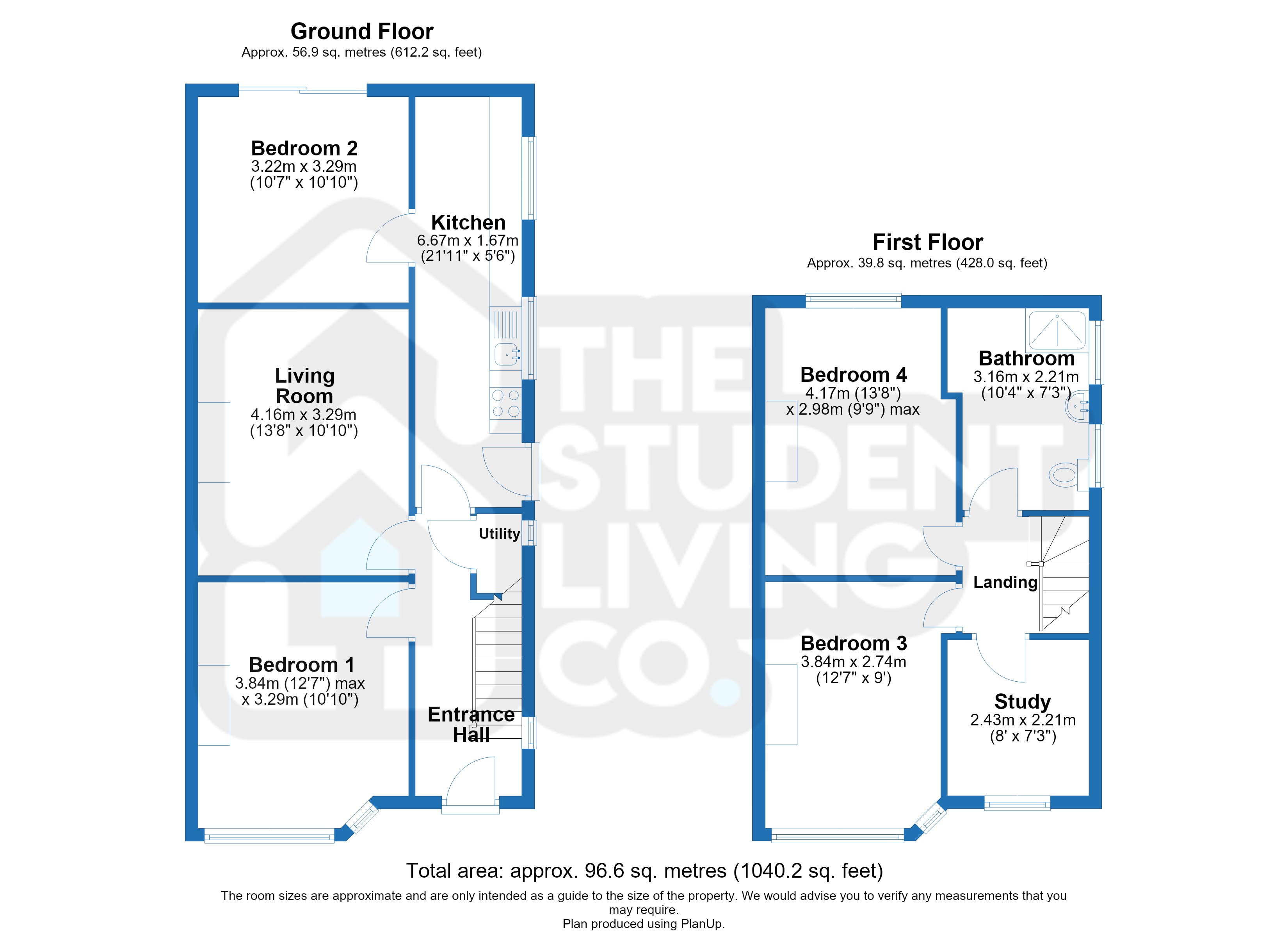 21, Lace Street, Nottingham floorplan