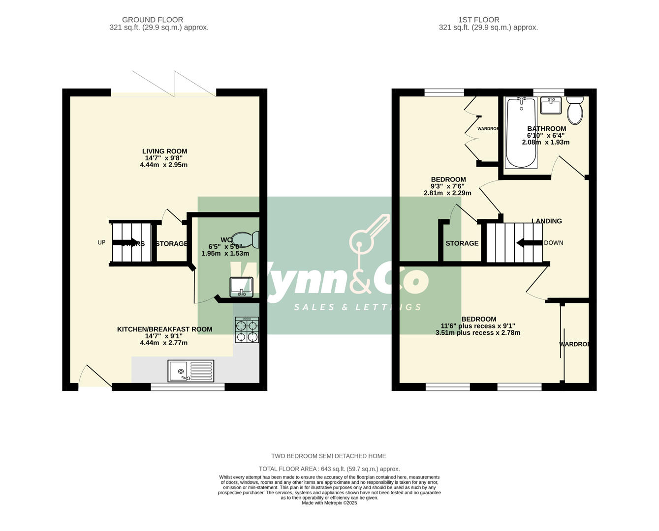 24, Little Wood Crescent, Wakefield floorplan