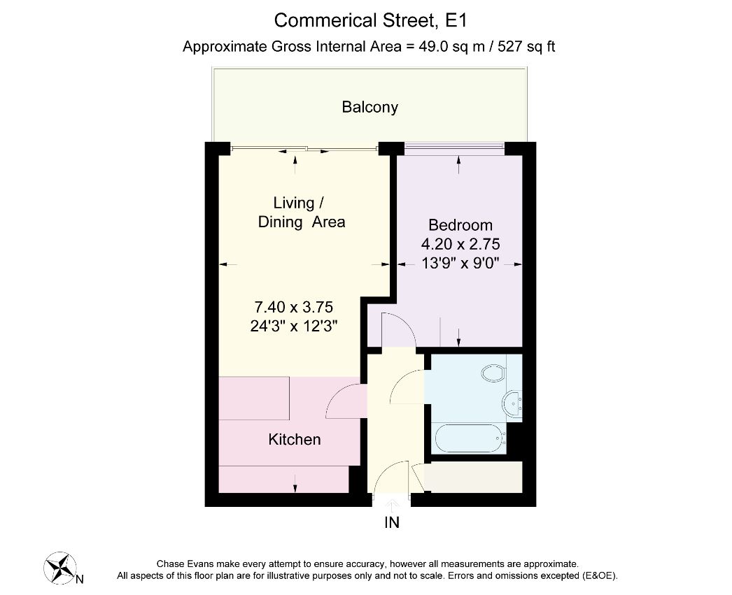 1 Bedrooms Flat to rent in Cityscape, Kensington Apartments, Aldgate E1