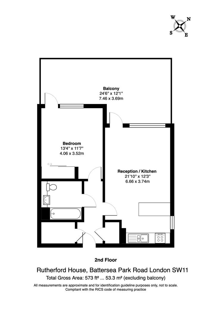 Battersea Park Road, London floorplan