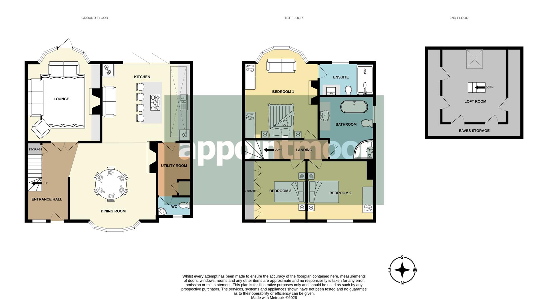 96, Hillside Crescent, Leigh-On-Sea floorplan
