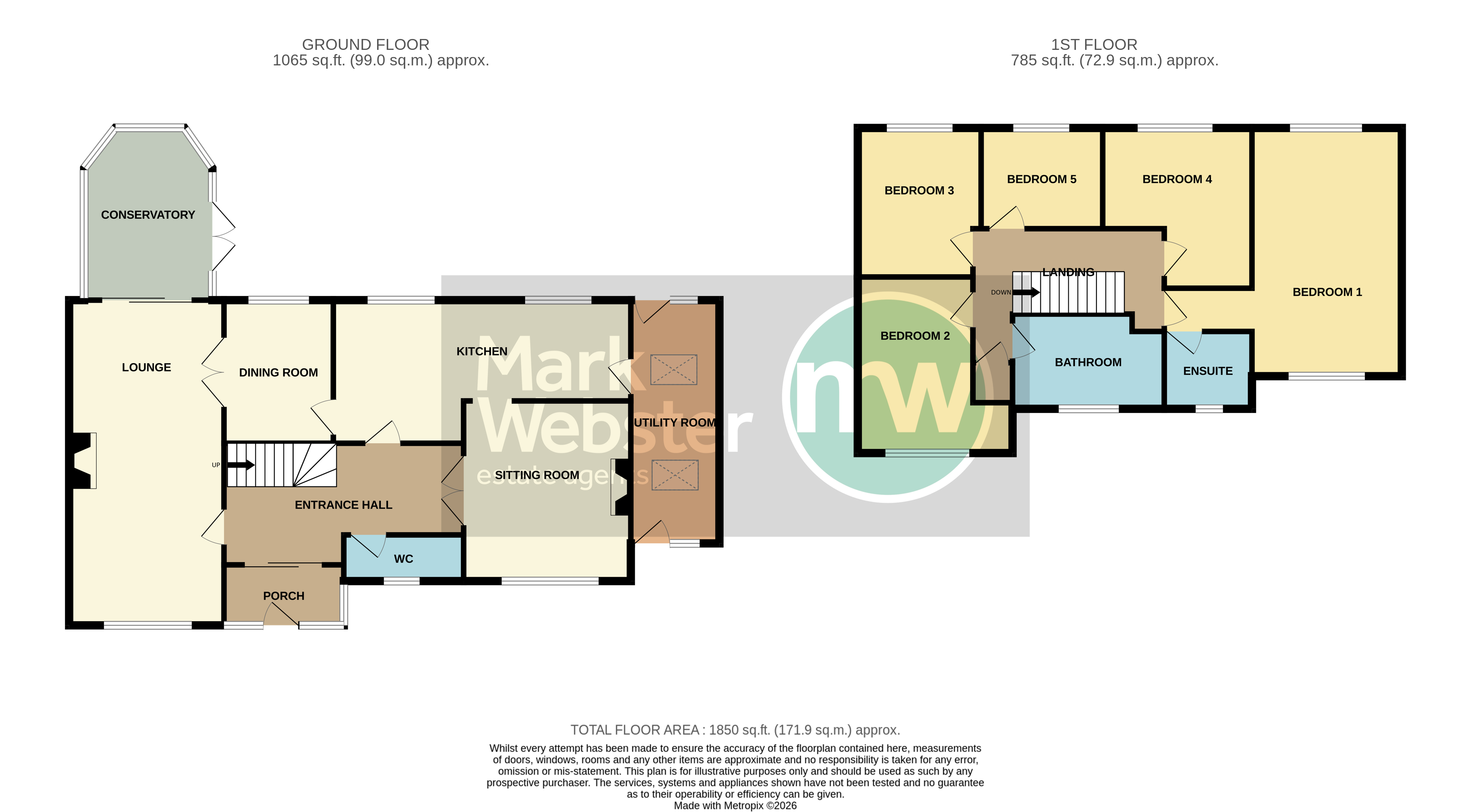20, Orton Lane, Atherstone floorplan