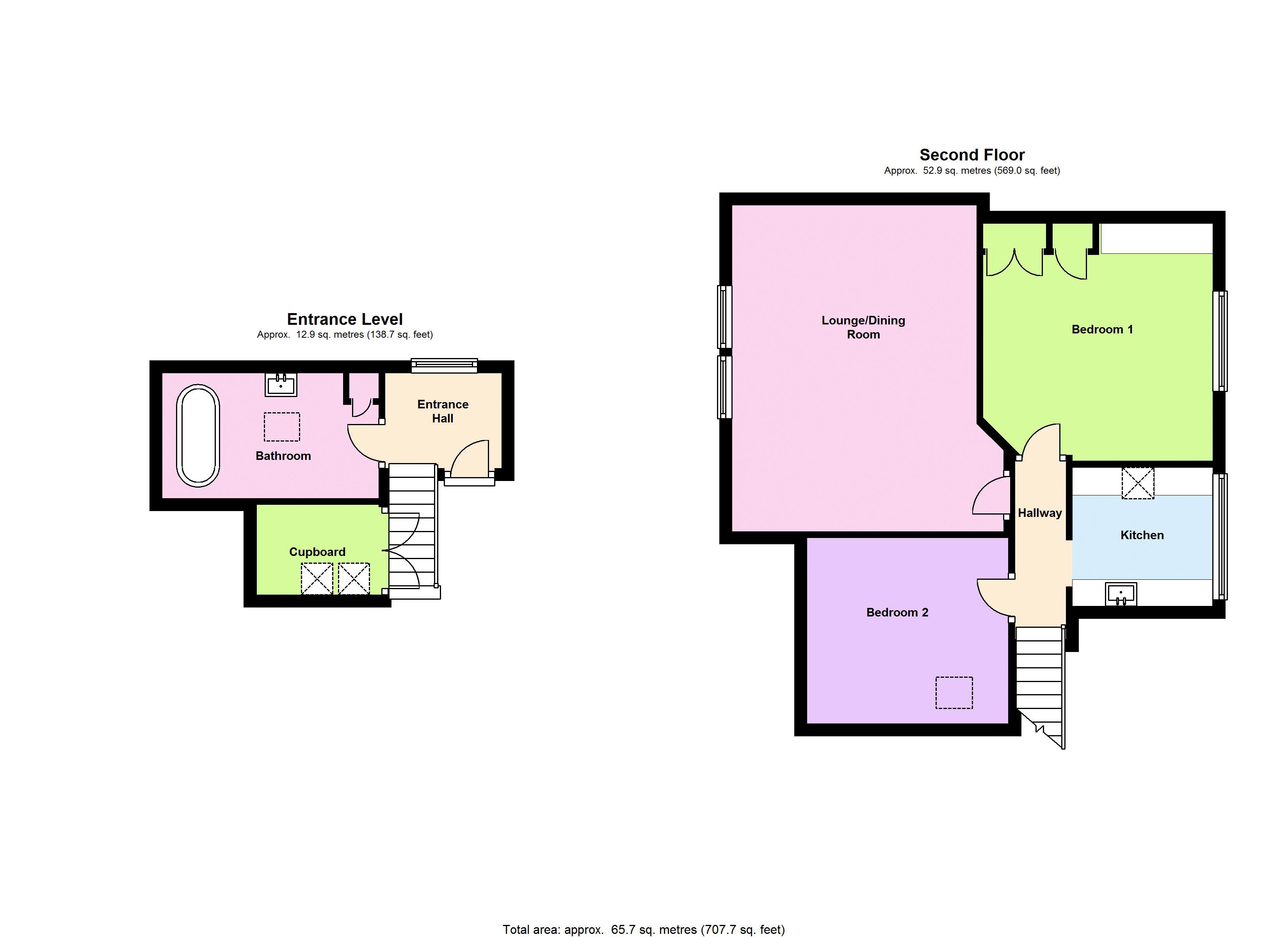 Ravenscroft Park, High EN5, 2 bedroom flat for sale