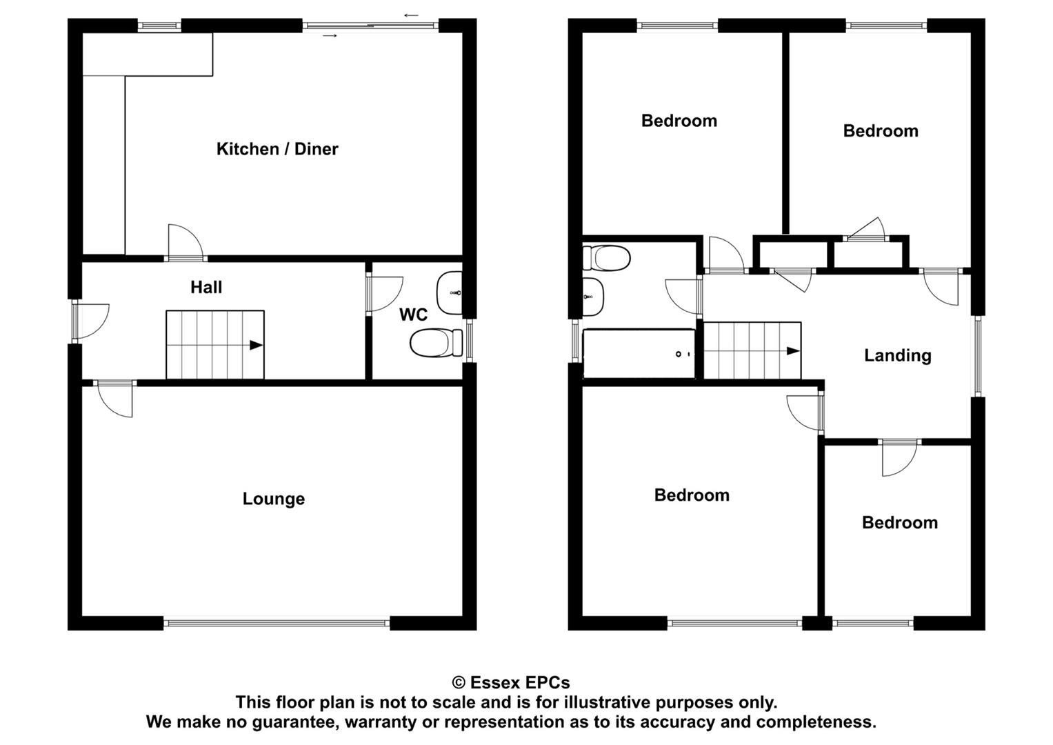 4, Oaklands Close, Braintree floorplan