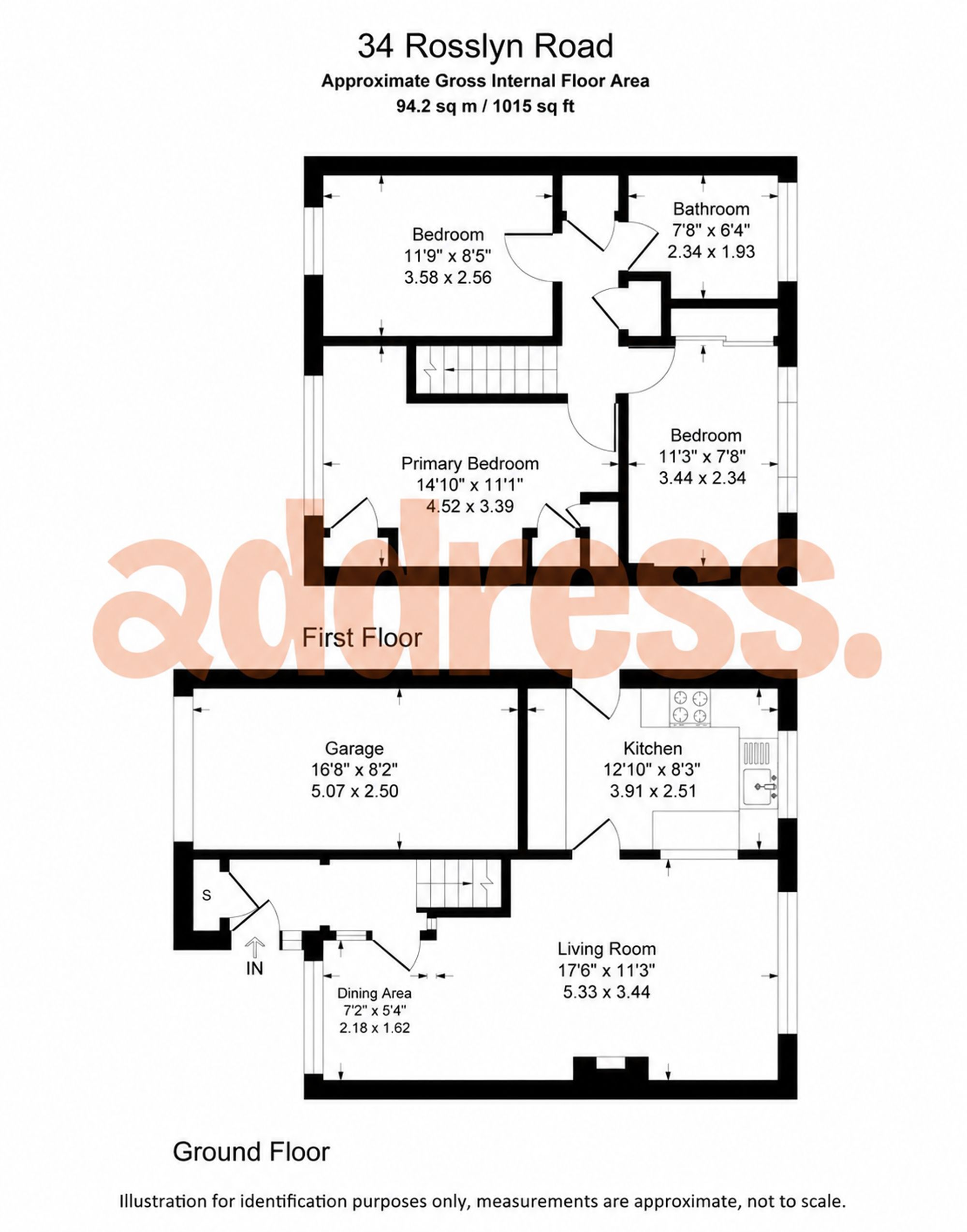 34 Rosslyn Road, Chester floorplan