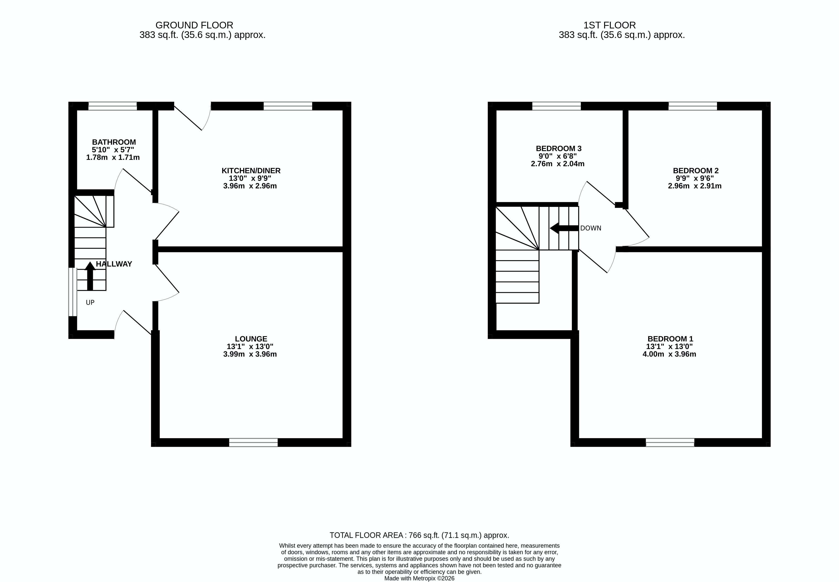 Lord Street, Derby floorplan