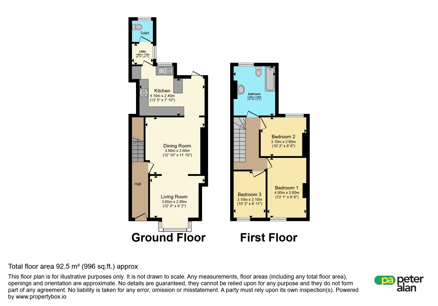 132, St. Cenydd Road, Caerphilly floorplan