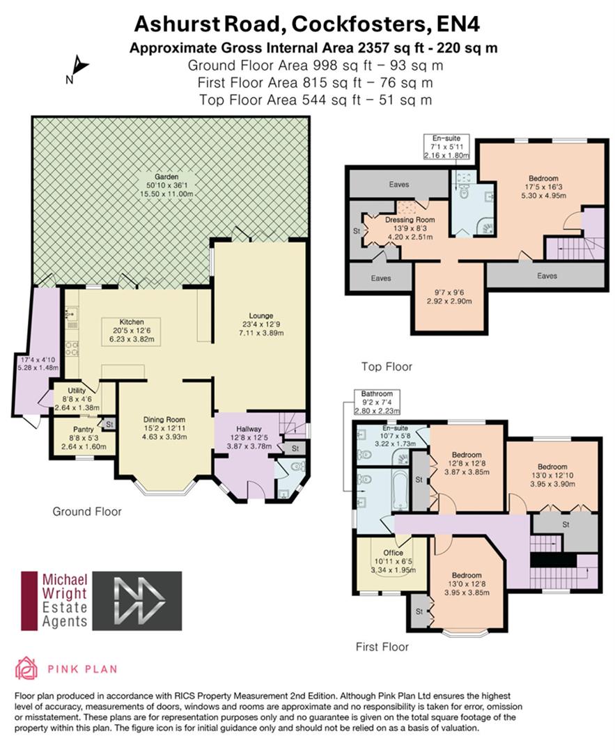 80, Ashurst Road, Cockfosters Barnet floorplan