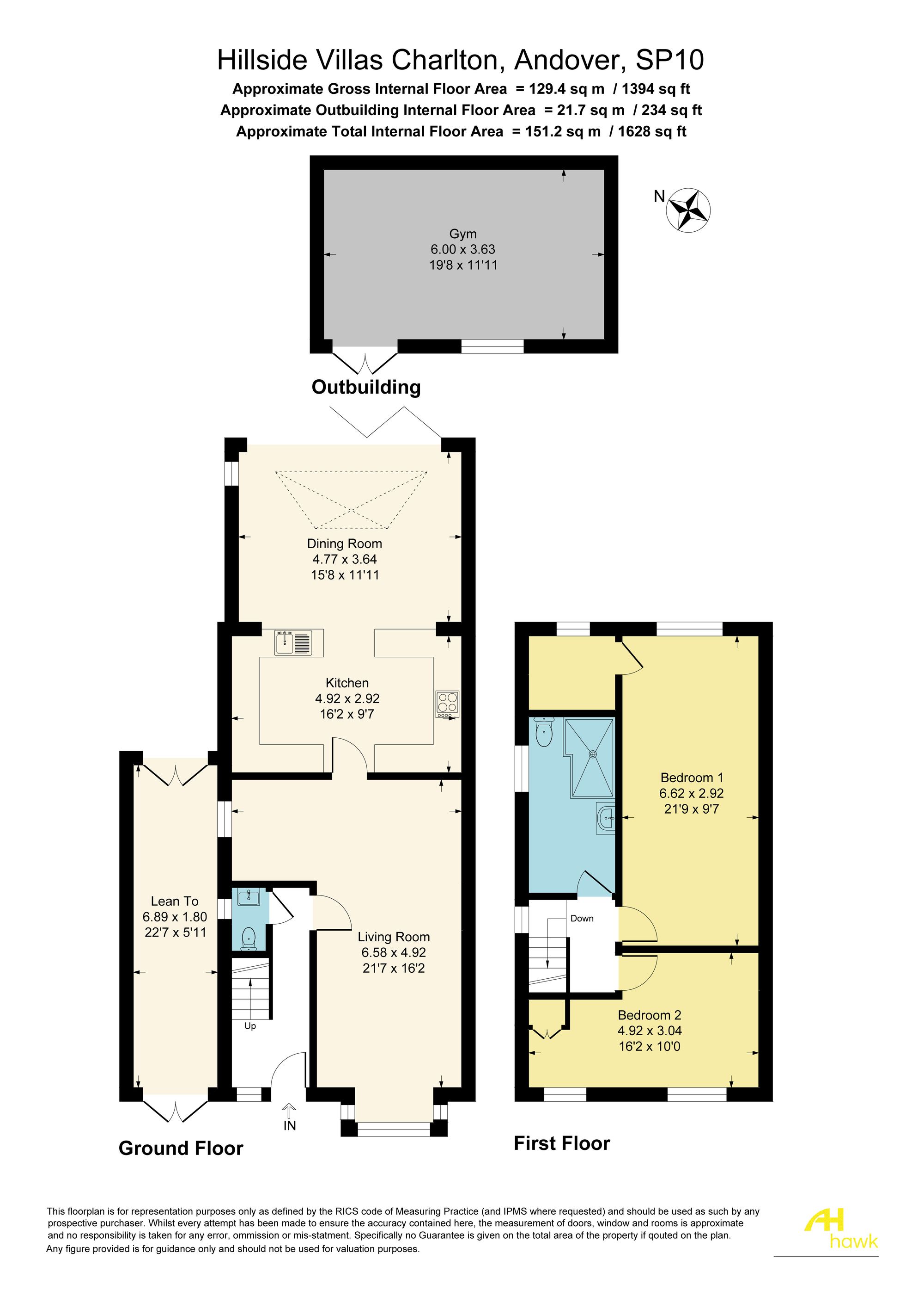 7 Hillside Villas, Andover floorplan
