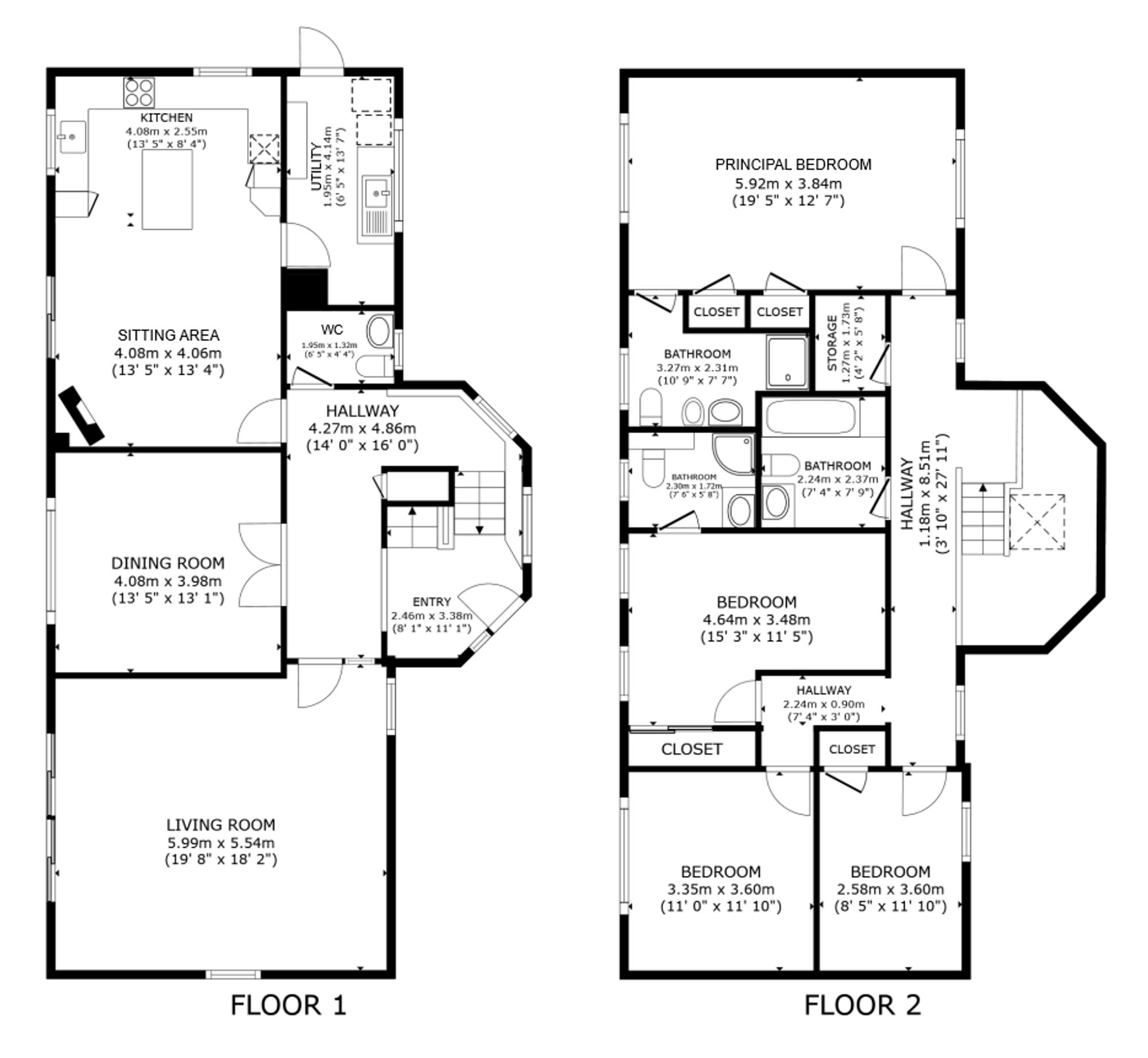 7 Upper Glen Road, Stirling floorplan