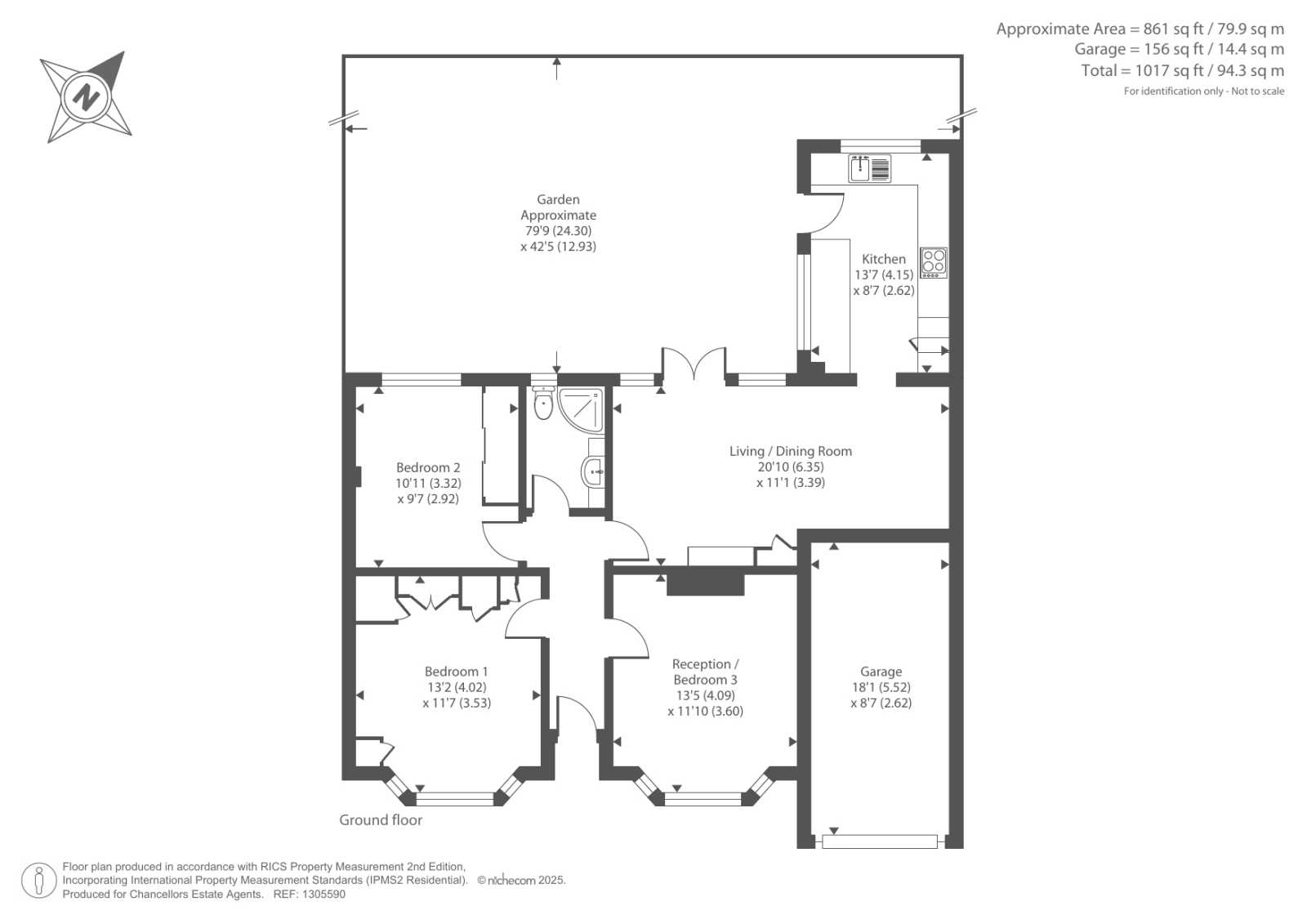 36 HOME CLOSE, Wootton, Abingdon floorplan