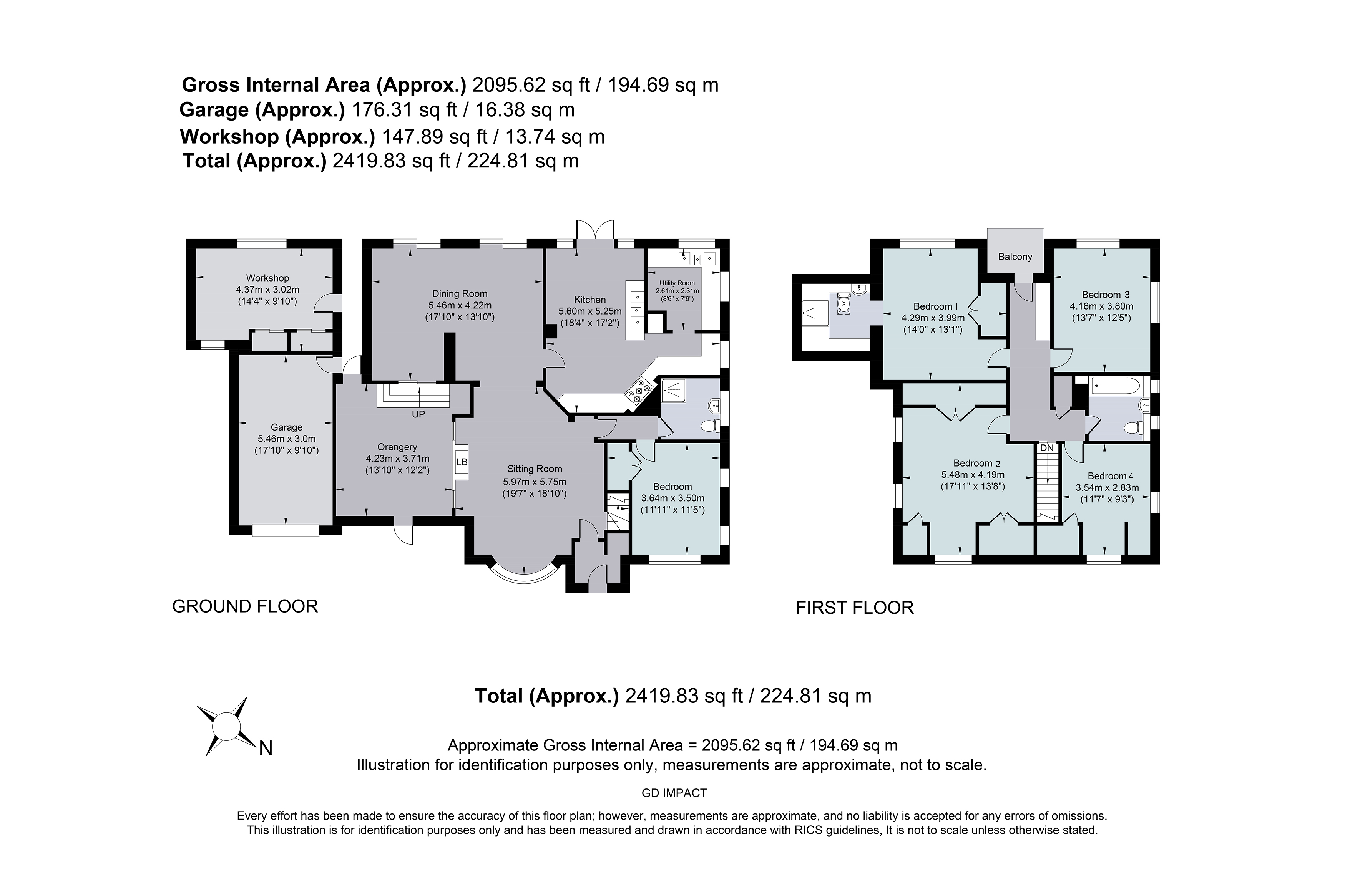 Wallands Garden Cottage,, King Henrys Road, East Sussex floorplan