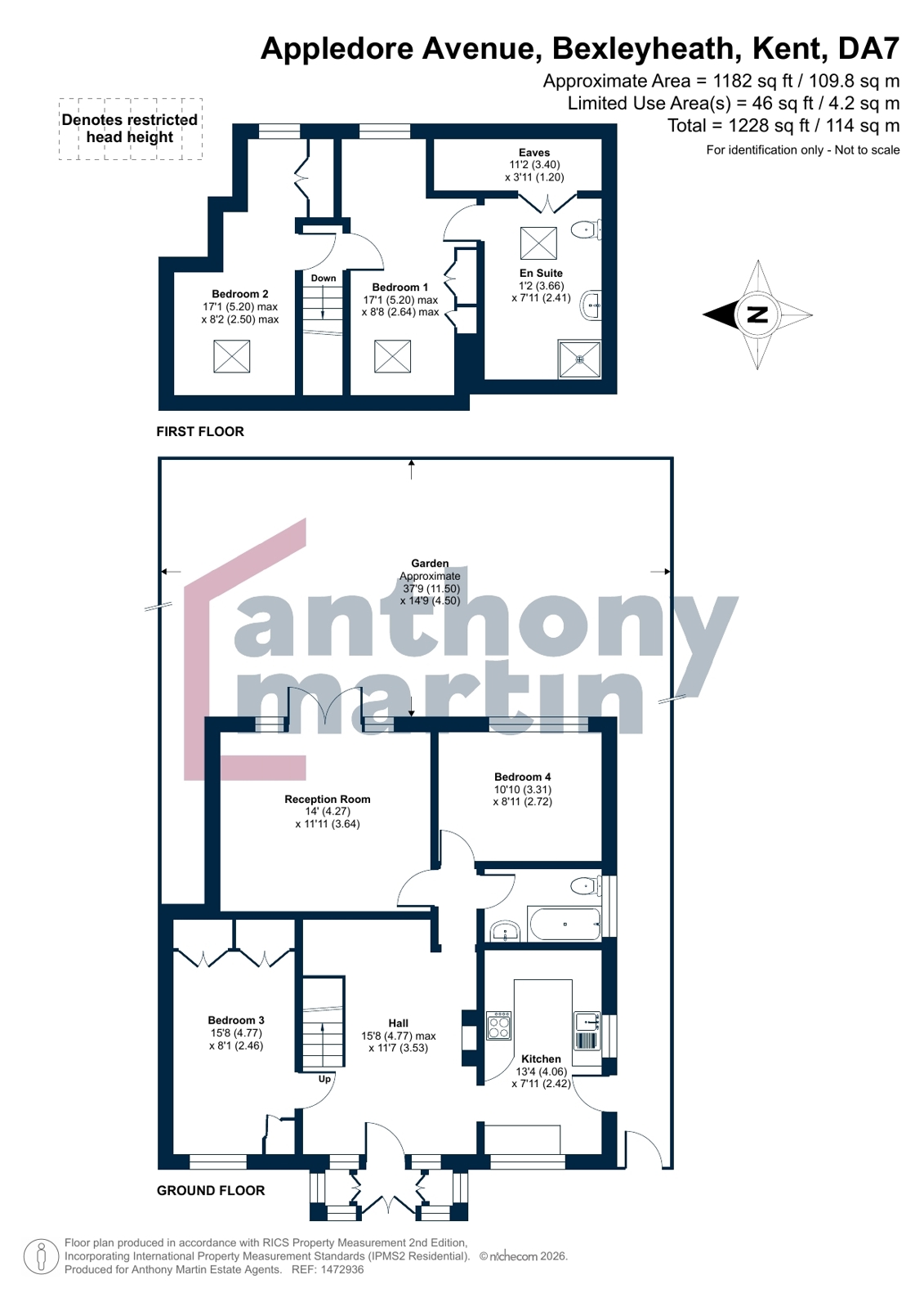 2a, Appledore Avenue, Kent floorplan