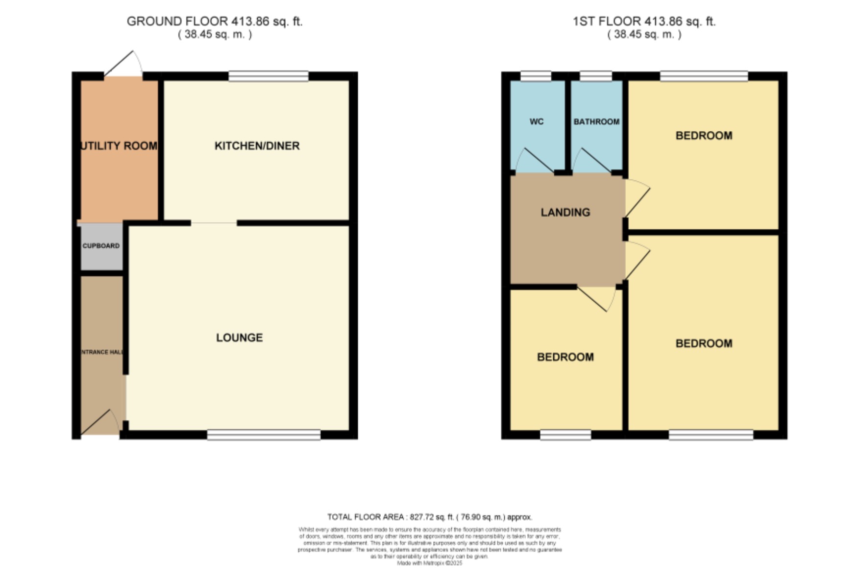 16, Lechlade Road, Nottingham floorplan