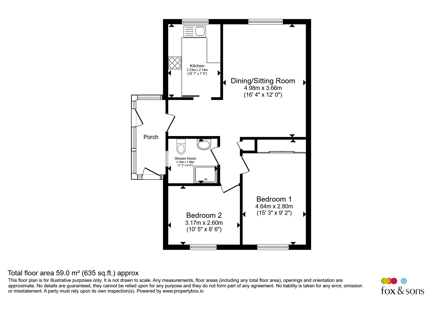 36, West Street, Minehead floorplan
