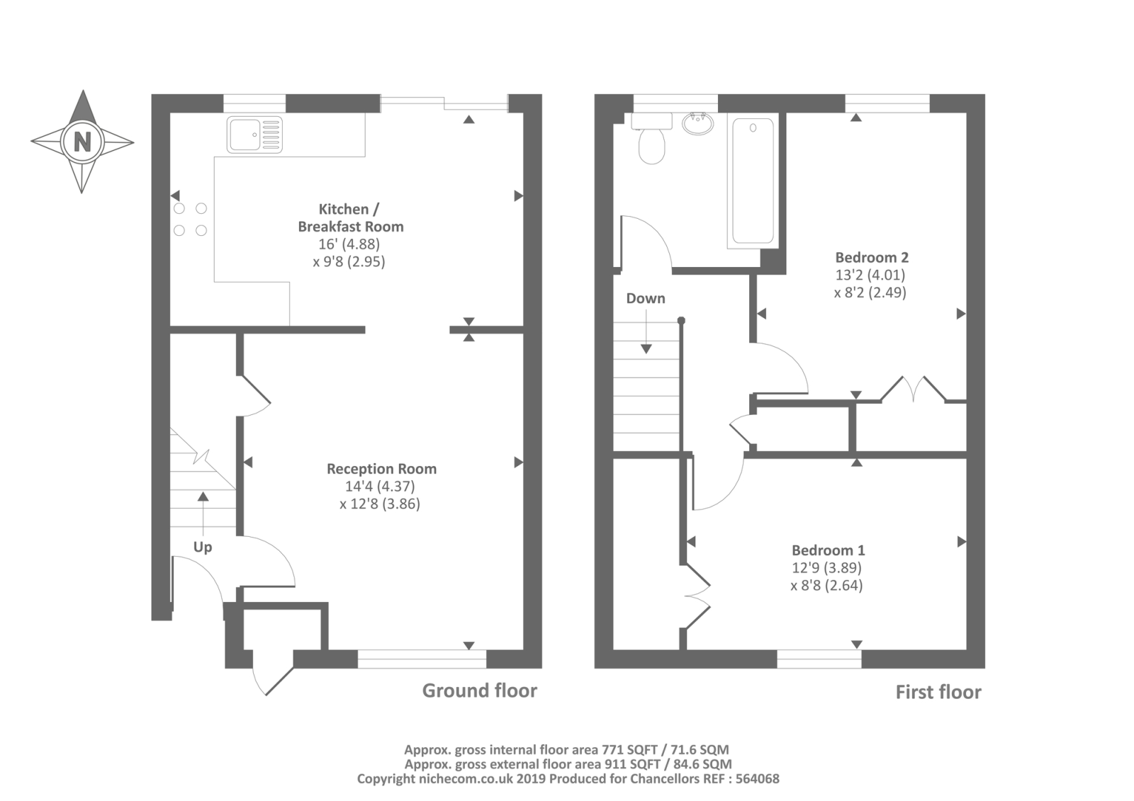 4, Bracken Way, Aylesbury floorplan