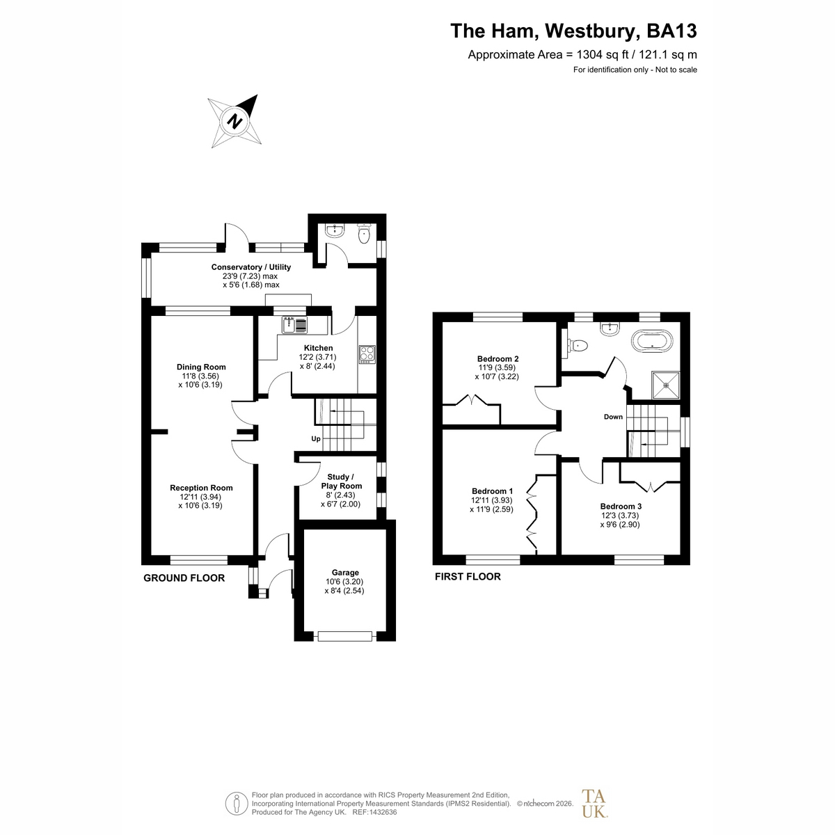 42a, The Ham, Westbury floorplan