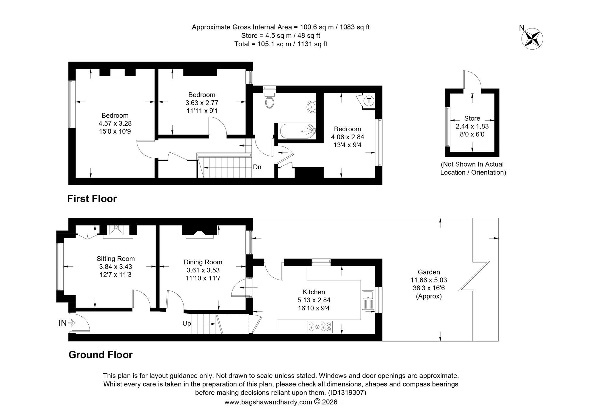 9 Whitefield Road, Tunbridge Wells floorplan