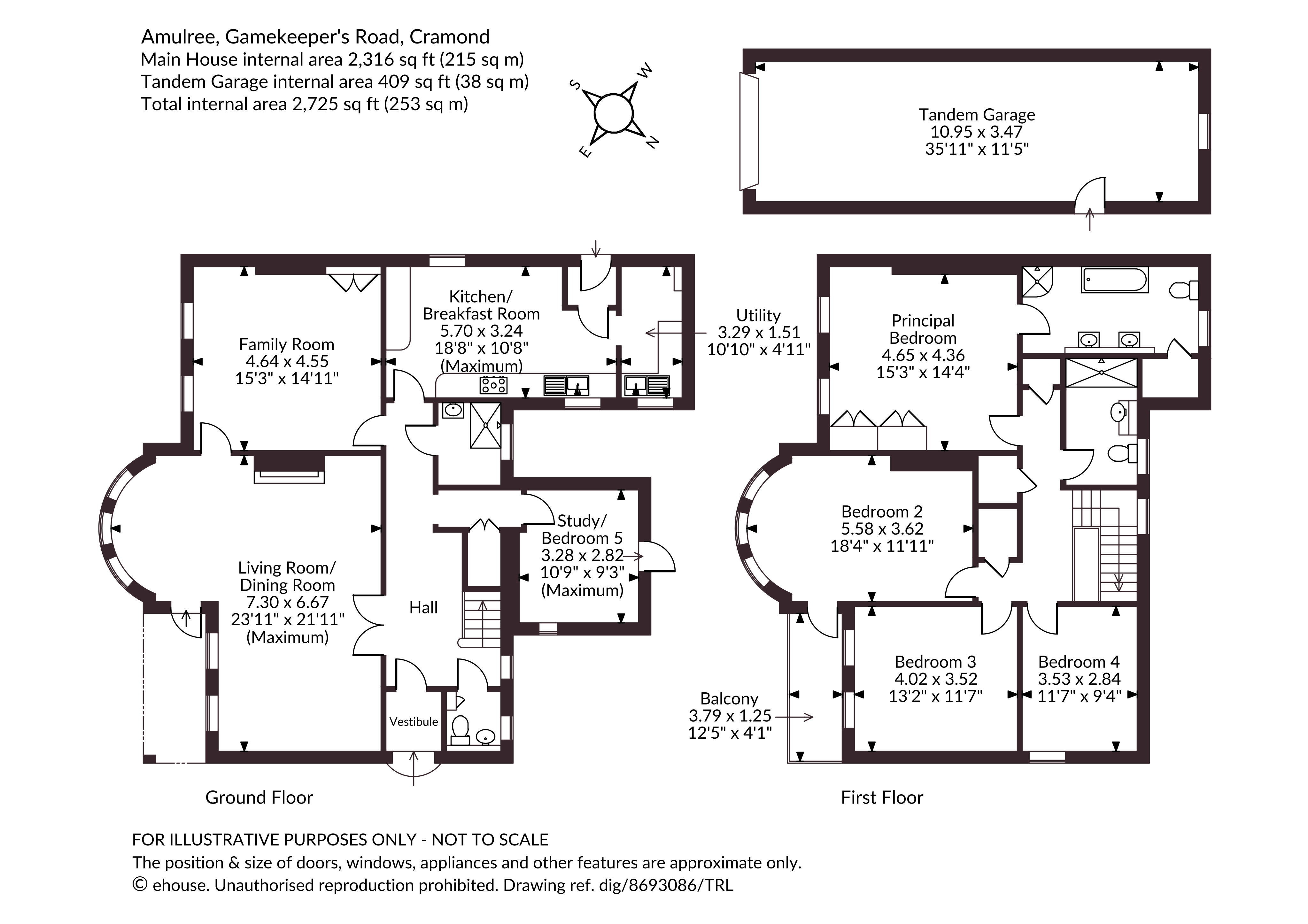 Amulree, 50, Gamekeeper's Road, Edinburgh floorplan