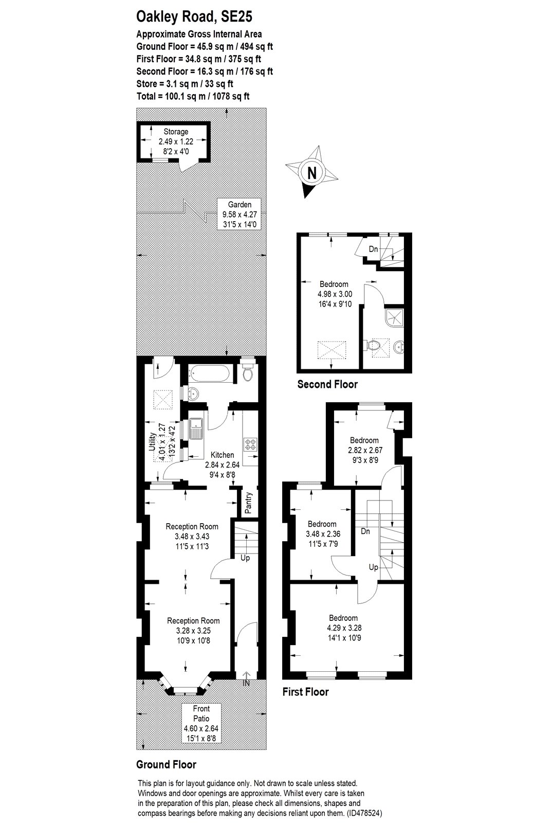 4 Bedrooms Terraced house for sale in Oakley Road, London SE25