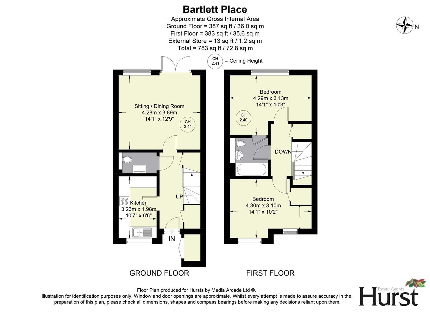 21, Bartlett Place, High Wycombe floorplan