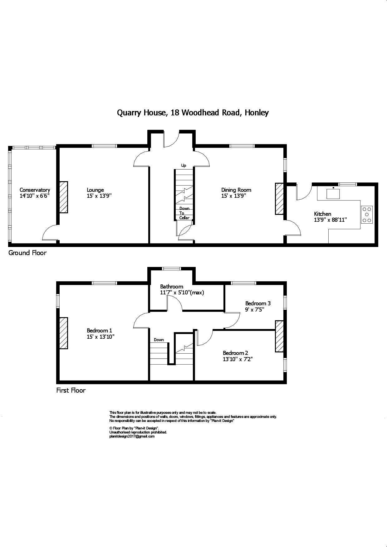 Woodhead Road, Honley, Holmfirth HD9, 3 bedroom detached house for sale