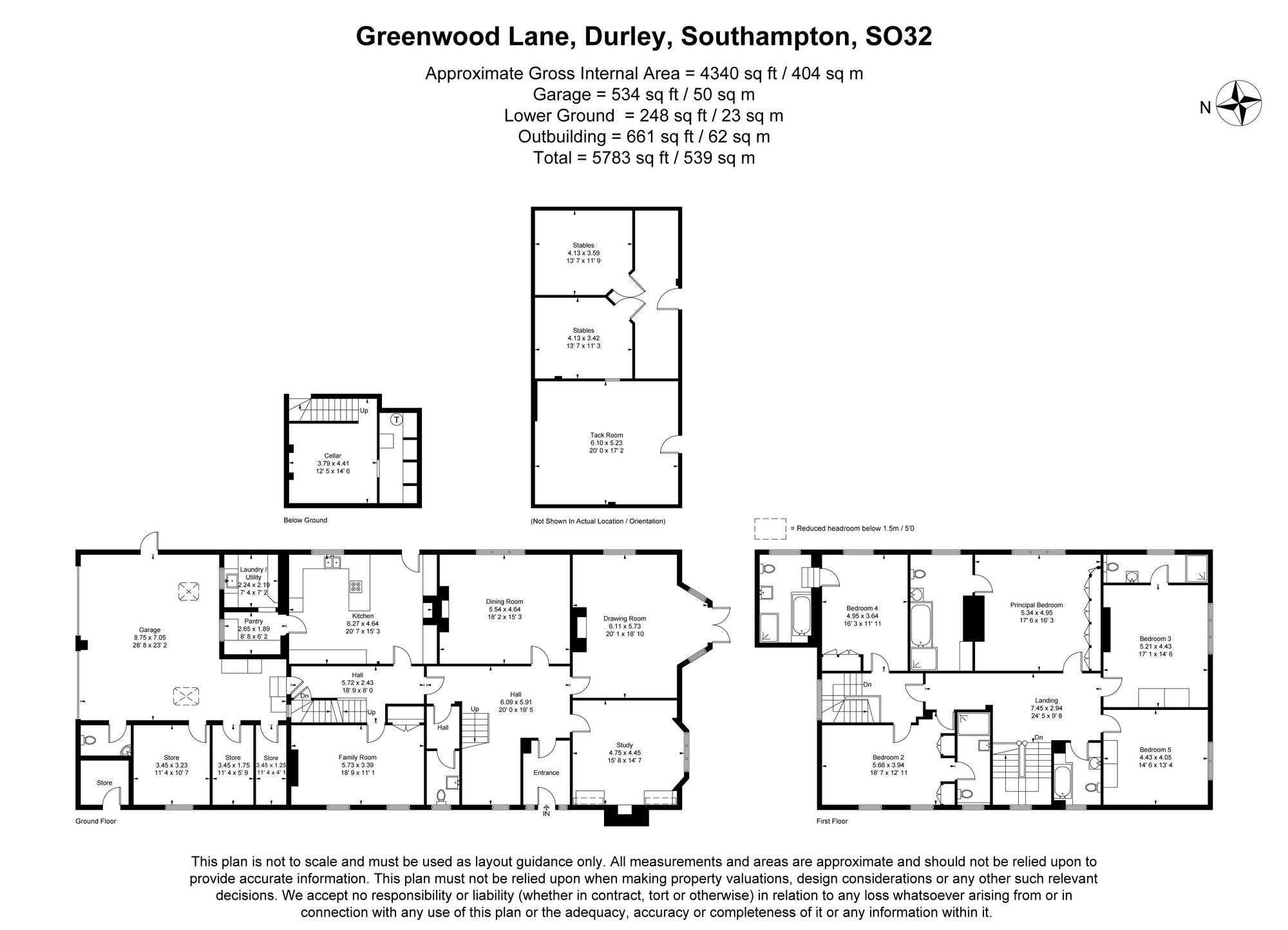 The Old Rectory Greenwood Lane, Southampton floorplan