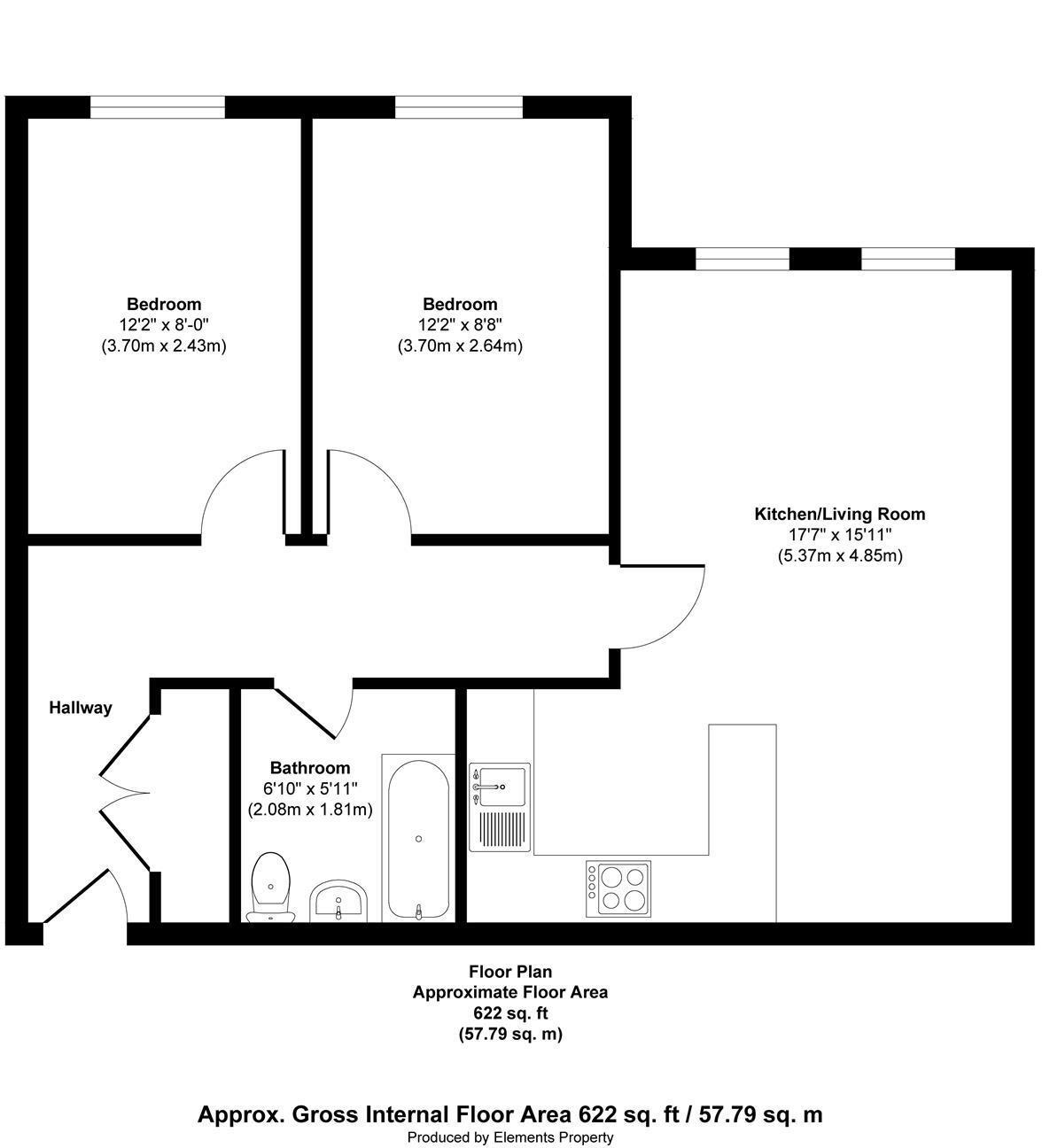 Seymour Road, Nottingham floorplan