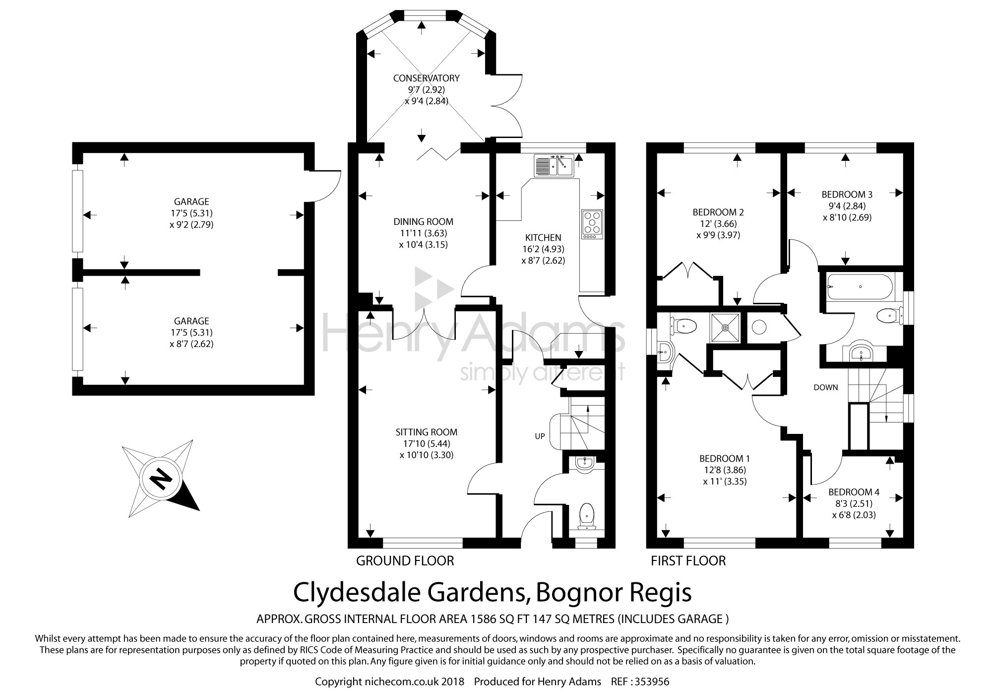 4 Bedrooms Detached house for sale in Clydesdale Gardens, Bognor Regis PO22