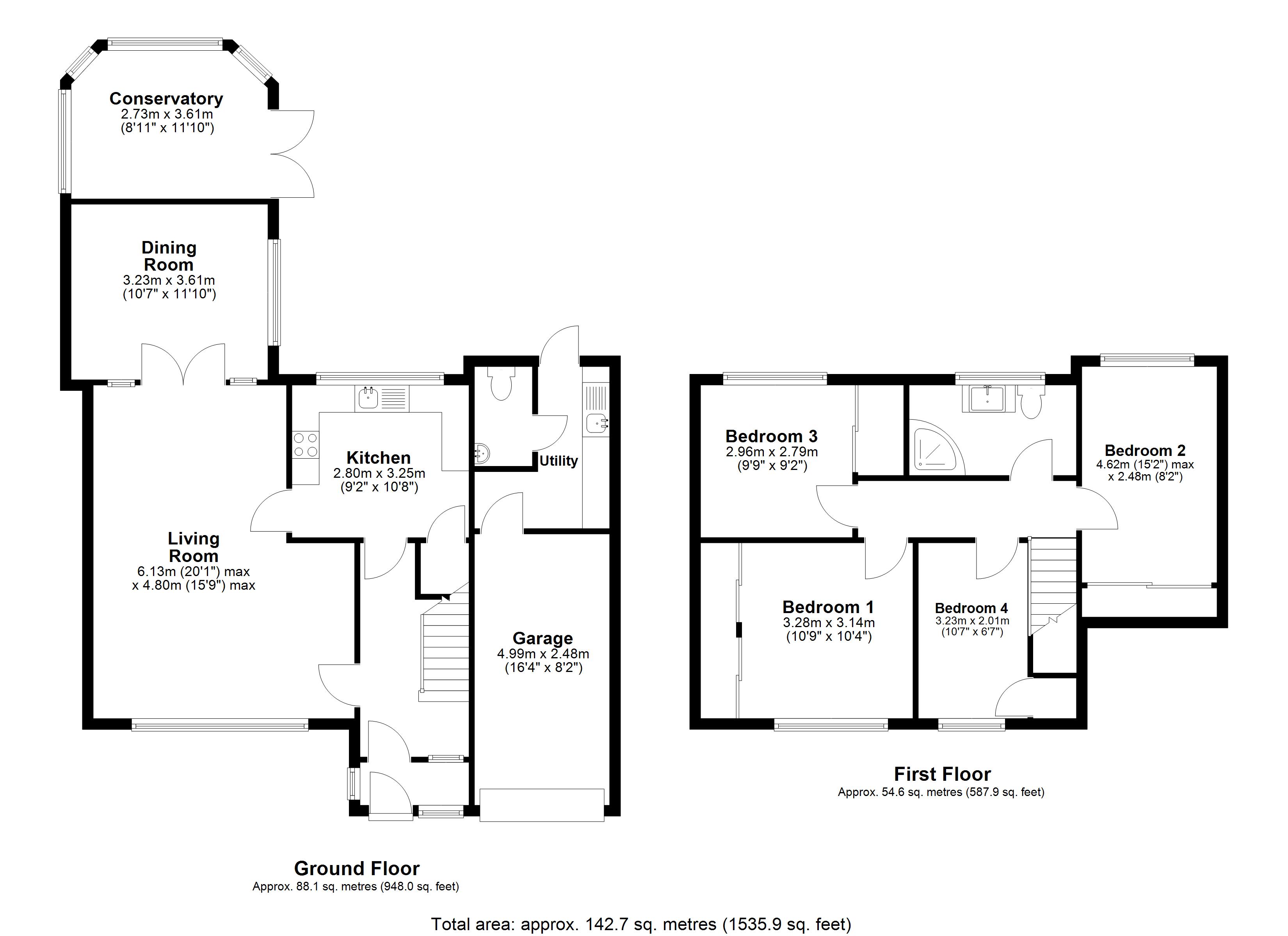 43, Palairet Close, Bradford On Avon floorplan