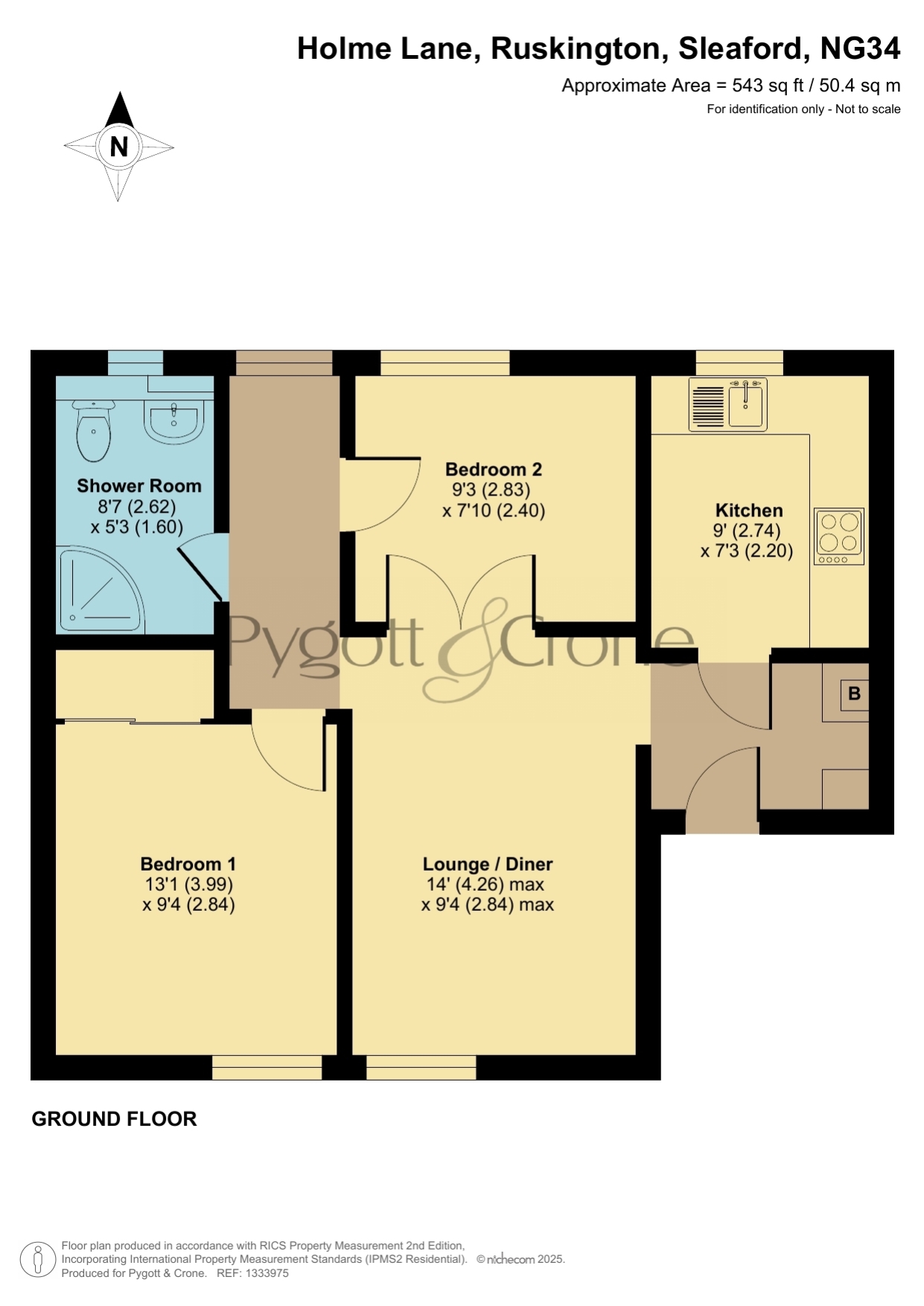 Holme Lane, Ruskington, Sleaford, Lincolnshire, NG34 floorplan