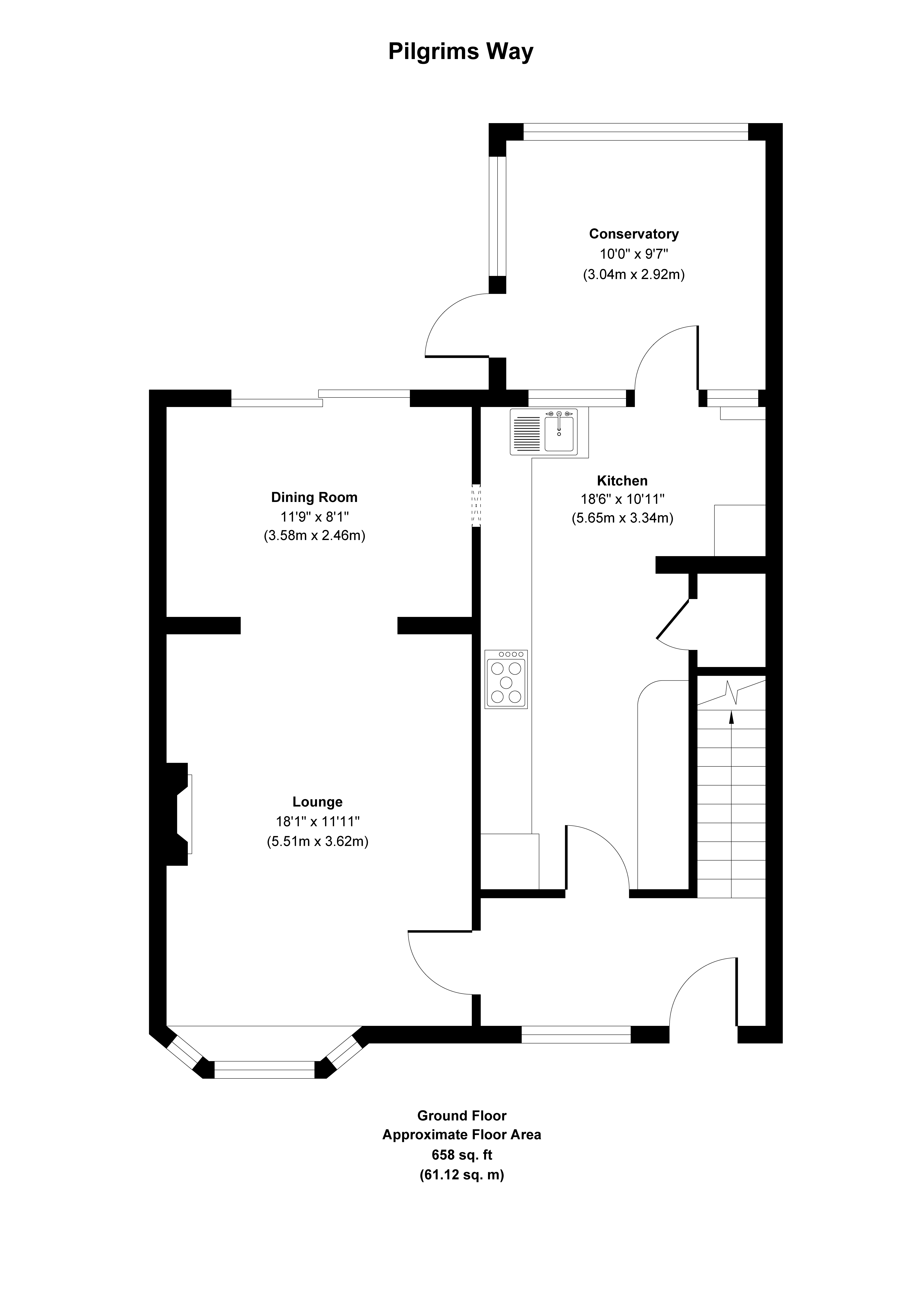 3 Bedrooms Terraced house for sale in Pilgrims Way, Cuxton, Kent ME2