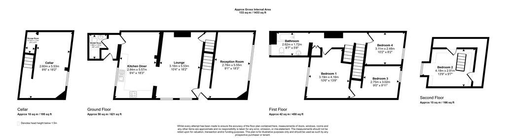 128, Church Road, SWANSCOMBE floorplan