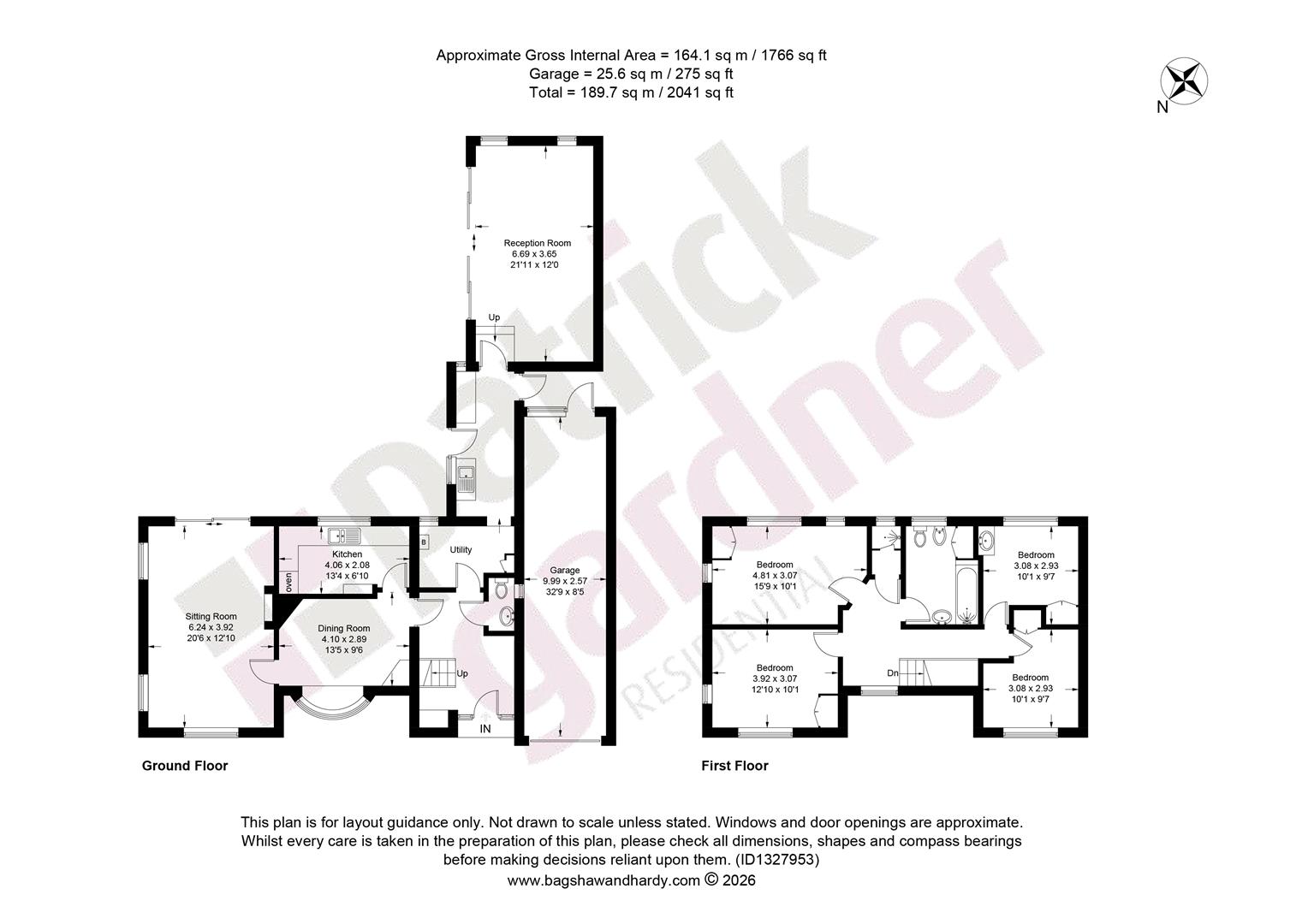 11, Oak Way, Ashtead floorplan