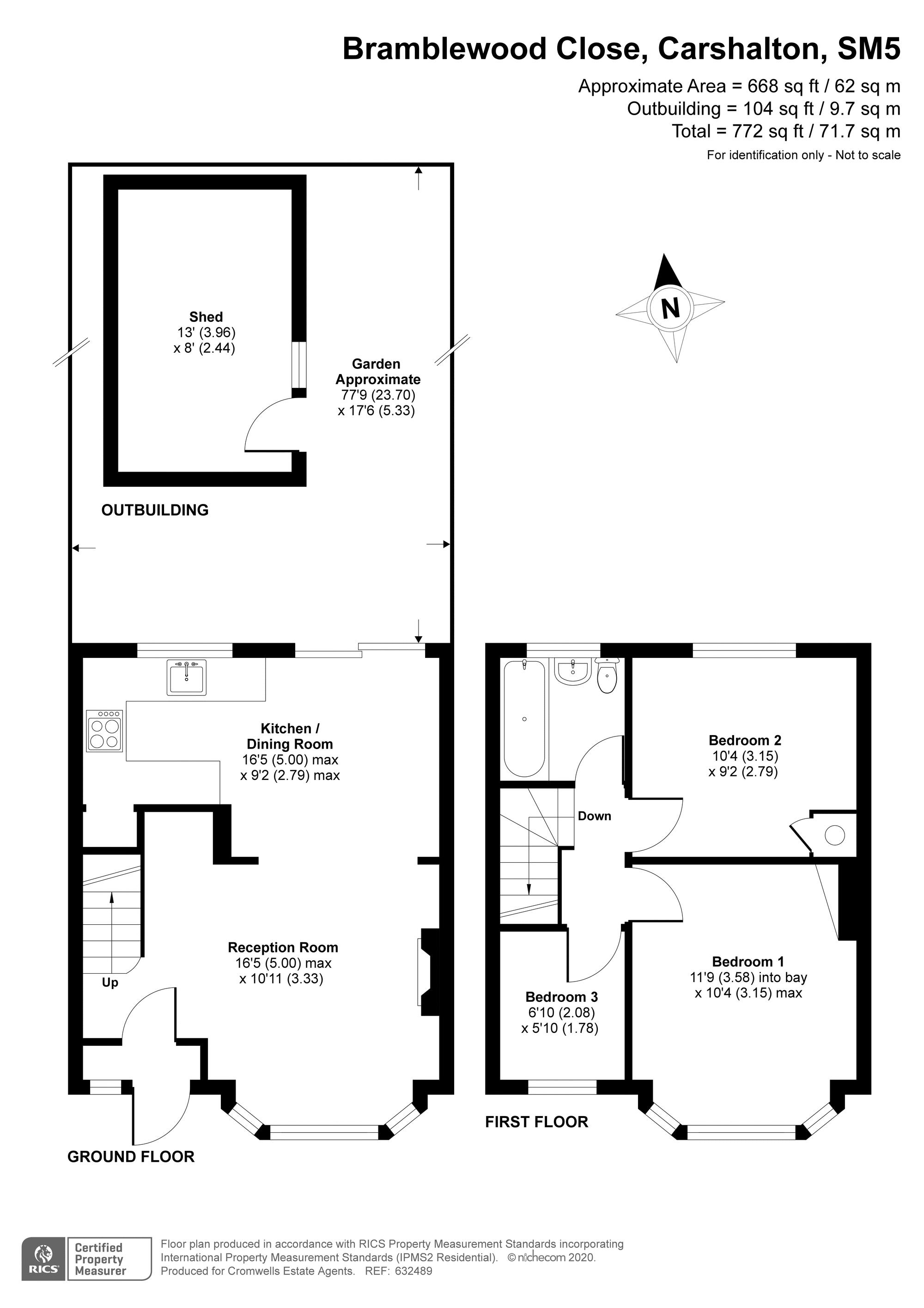 3 bed terraced house for sale in Bramblewood Close, Carshalton SM5 Zoopla