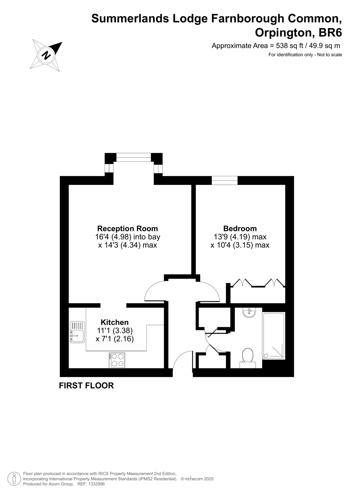 Flat 47, Summerlands Lodge,, Farnborough Common, Orpington floorplan