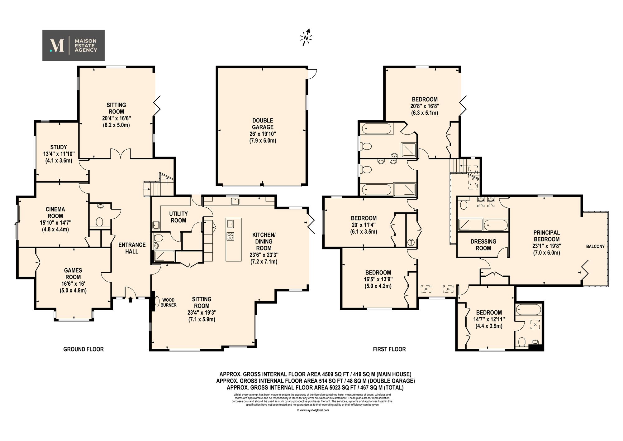 Rusticot Heath Ride, Wokingham floorplan