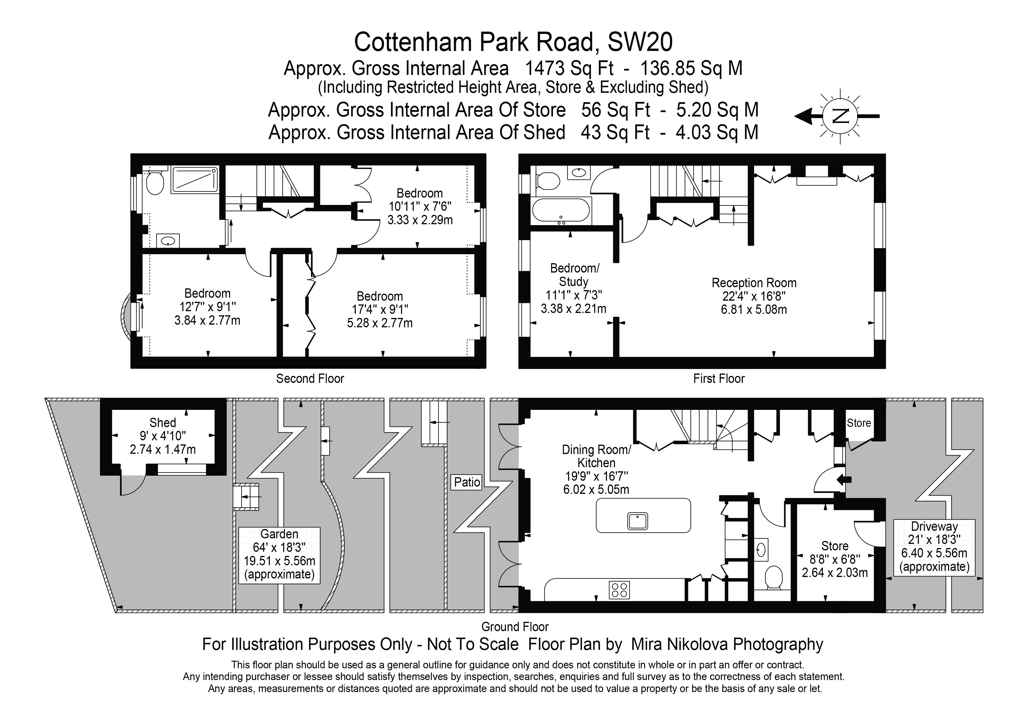 52, Cottenham Park Road, London floorplan