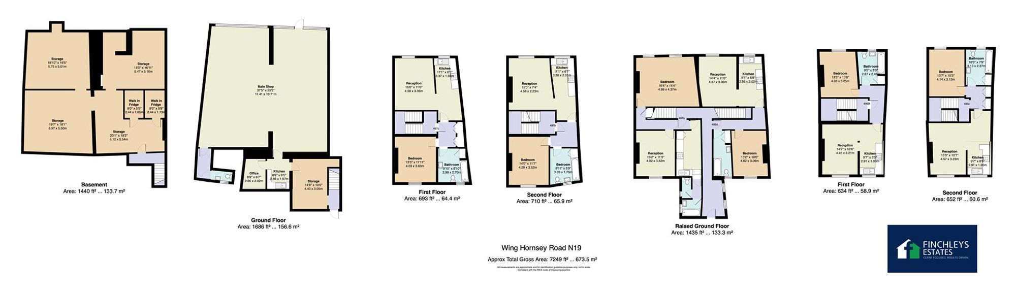 495-497 Hornsey Road, London floorplan